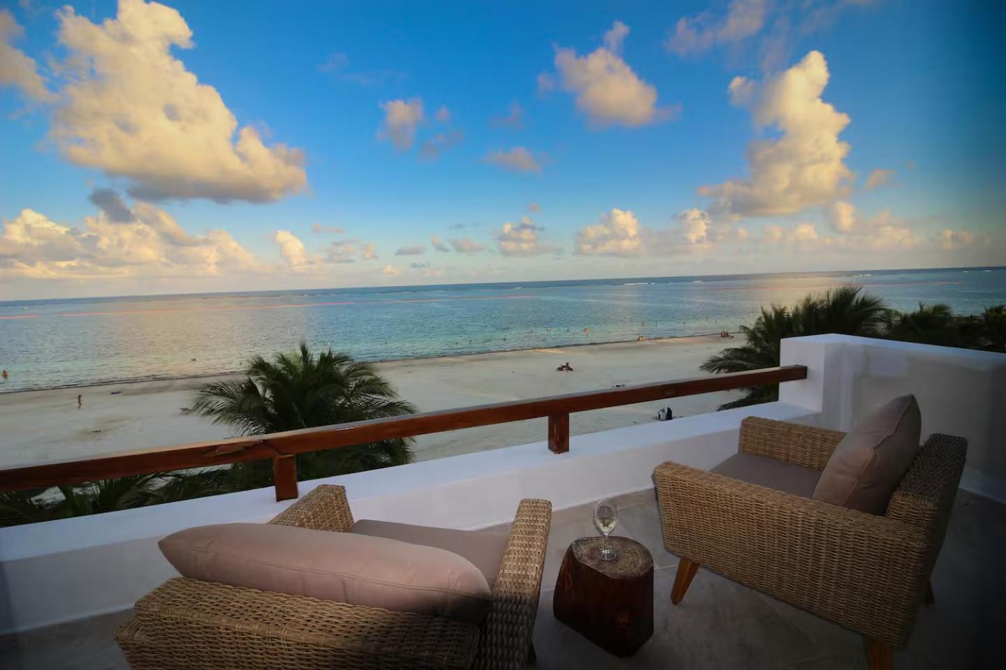 Villa Casa Brisa y Mar Puerto Morelos Exterior foto